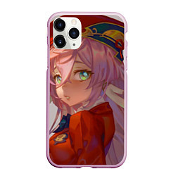 Чехол iPhone 11 Pro матовый Genshin Impact Янь Фэй cute, цвет: 3D-розовый