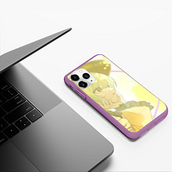 Чехол iPhone 11 Pro матовый Touhou Project Койши Комейдзи cute, цвет: 3D-фиолетовый — фото 2