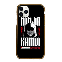 Чехол iPhone 11 Pro матовый Ninja Kamui Revenge controls you