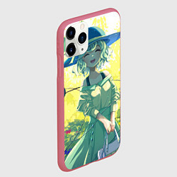 Чехол iPhone 11 Pro матовый Touhou Project Койши Комейдзи cute happy, цвет: 3D-малиновый — фото 2