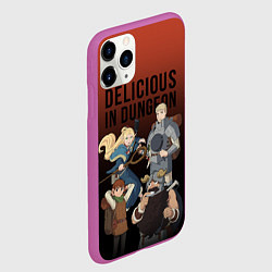Чехол iPhone 11 Pro матовый Delicious in Dungeon, цвет: 3D-фиолетовый — фото 2