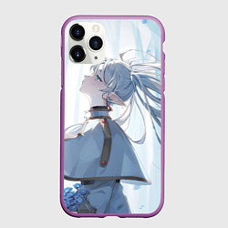 Чехол iPhone 11 Pro матовый Sousou no Frieren, цвет: 3D-фиолетовый