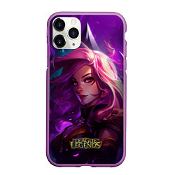 Чехол iPhone 11 Pro матовый League of Legends Kaisa Kda style