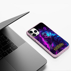 Чехол iPhone 11 Pro матовый League of Legends Kaisa Kda style, цвет: 3D-розовый — фото 2