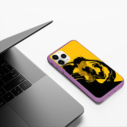 Чехол iPhone 11 Pro матовый Господин злодей - Выходной господина злодея, цвет: 3D-фиолетовый — фото 2