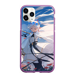 Чехол iPhone 11 Pro матовый Sousou no Frieren Фрирен beautiful, цвет: 3D-фиолетовый