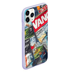 Чехол iPhone 11 Pro матовый Vanguard collage - ai art patchwork, цвет: 3D-светло-сиреневый — фото 2