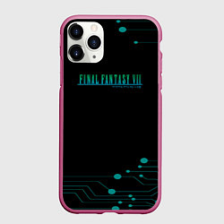 Чехол iPhone 11 Pro матовый Final fantasy neon, цвет: 3D-малиновый