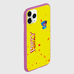 Чехол iPhone 11 Pro матовый Poppy Playtime Хагги Вагги монстр, цвет: 3D-фиолетовый — фото 2