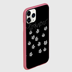 Чехол iPhone 11 Pro матовый Pyrokinesis хип-хоп, цвет: 3D-малиновый — фото 2