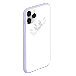 Чехол iPhone 11 Pro матовый Zxc face, цвет: 3D-светло-сиреневый — фото 2