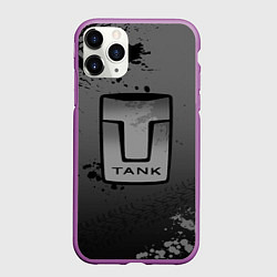 Чехол iPhone 11 Pro матовый Tank, цвет: 3D-фиолетовый