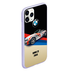 Чехол iPhone 11 Pro матовый Немецкий родстер BMW Z3, цвет: 3D-светло-сиреневый — фото 2