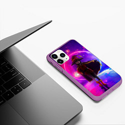 Чехол iPhone 11 Pro матовый Konosuba Мэгумин cute, цвет: 3D-фиолетовый — фото 2