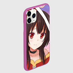 Чехол iPhone 11 Pro матовый Konosuba Мэгумин cute, цвет: 3D-фиолетовый — фото 2