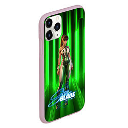 Чехол iPhone 11 Pro матовый Stellar Blade green Eve, цвет: 3D-розовый — фото 2