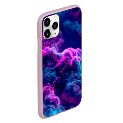 Чехол iPhone 11 Pro матовый Огонь инферно - inferno oroginal, цвет: 3D-розовый — фото 2