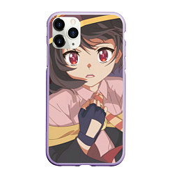 Чехол iPhone 11 Pro матовый Konosuba Мэгумин cute, цвет: 3D-светло-сиреневый