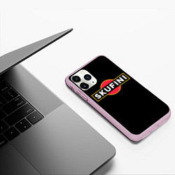 Чехол iPhone 11 Pro матовый Skufini, цвет: 3D-розовый — фото 2