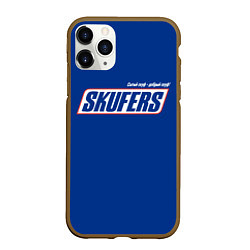 Чехол iPhone 11 Pro матовый Skufers, цвет: 3D-коричневый