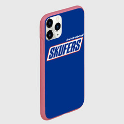 Чехол iPhone 11 Pro матовый Skufers, цвет: 3D-малиновый — фото 2
