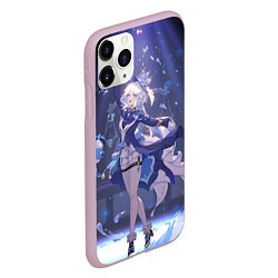 Чехол iPhone 11 Pro матовый Genshin Impact Furina servants, цвет: 3D-розовый — фото 2