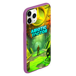 Чехол iPhone 11 Pro матовый Abiotic Factor атомный завод, цвет: 3D-фиолетовый — фото 2