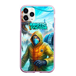 Чехол iPhone 11 Pro матовый Abiotic Factor world game, цвет: 3D-розовый