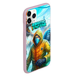 Чехол iPhone 11 Pro матовый Abiotic Factor world game, цвет: 3D-розовый — фото 2