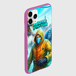 Чехол iPhone 11 Pro матовый Abiotic Factor world game, цвет: 3D-фиолетовый — фото 2