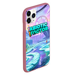 Чехол iPhone 11 Pro матовый Abiotic Factor world, цвет: 3D-малиновый — фото 2