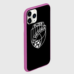 Чехол iPhone 11 Pro матовый Viktoria fc club sport, цвет: 3D-фиолетовый — фото 2