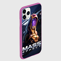 Чехол iPhone 11 Pro матовый Mass Effect Тали Зора, цвет: 3D-фиолетовый — фото 2