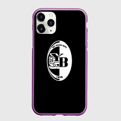 Чехол iPhone 11 Pro матовый Young boys fc club sport, цвет: 3D-фиолетовый