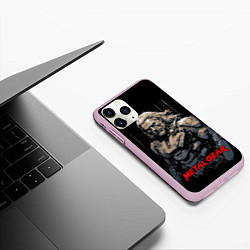 Чехол iPhone 11 Pro матовый Venom Snake Metal gear game, цвет: 3D-розовый — фото 2