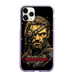 Чехол iPhone 11 Pro матовый Venom Snake Metal gear game, цвет: 3D-светло-сиреневый