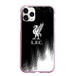 Чехол iPhone 11 Pro матовый Liverpool краски, цвет: 3D-розовый