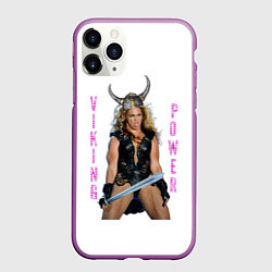 Чехол iPhone 11 Pro матовый Viking Power Beyonce, цвет: 3D-фиолетовый