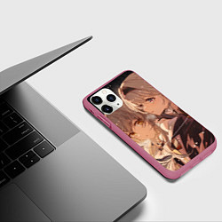 Чехол iPhone 11 Pro матовый Honkai Star Rail Firefly Stelle, цвет: 3D-малиновый — фото 2
