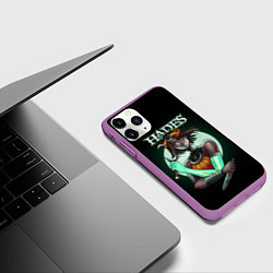 Чехол iPhone 11 Pro матовый Нимфа Melinoe Hades 2, цвет: 3D-фиолетовый — фото 2