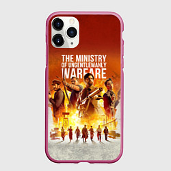 Чехол iPhone 11 Pro матовый Гай Ричи - Министерство неджентльменских дел, цвет: 3D-малиновый