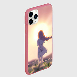 Чехол iPhone 11 Pro матовый Фламме в детстве, цвет: 3D-малиновый — фото 2