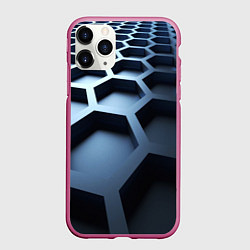 Чехол iPhone 11 Pro матовый Броня нанотехнологичная, цвет: 3D-малиновый