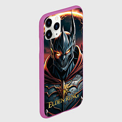 Чехол iPhone 11 Pro матовый Elden Ring персонаж темный рыцарь, цвет: 3D-фиолетовый — фото 2