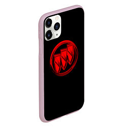 Чехол iPhone 11 Pro матовый Buick red logo, цвет: 3D-розовый — фото 2