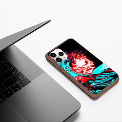 Чехол iPhone 11 Pro матовый Samurai steel game, цвет: 3D-коричневый — фото 2