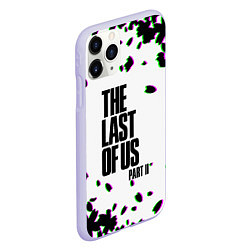 Чехол iPhone 11 Pro матовый The last of us лепестки, цвет: 3D-светло-сиреневый — фото 2
