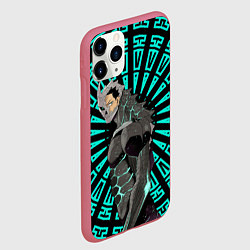 Чехол iPhone 11 Pro матовый Кафка Хибино Кайдзю номер 8, цвет: 3D-малиновый — фото 2