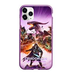 Чехол iPhone 11 Pro матовый Герои Dragon age the veilguard, цвет: 3D-фиолетовый