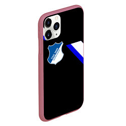 Чехол iPhone 11 Pro матовый Hoffenheim fc sport, цвет: 3D-малиновый — фото 2